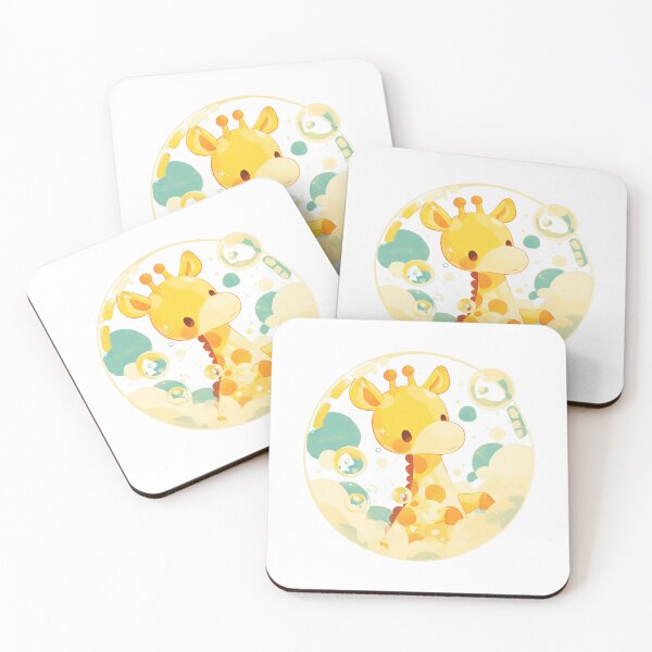 Item preview, Giraffe // Cute Giraffe art // kids // children // Bubbles designed and sold by SMARTKIT  DESIGNAGENCY.