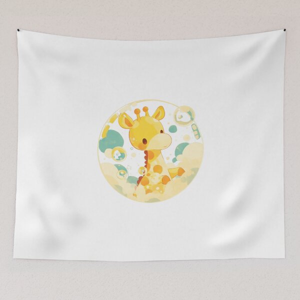 Item preview, Giraffe // Cute Giraffe art // kids // children // Bubbles designed and sold by SMARTKIT  DESIGNAGENCY.