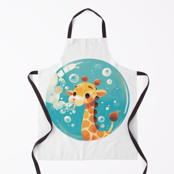 Item preview, Giraffe // Cute Giraffe art // kids // children // Bubbles designed and sold by SMARTKIT DESIGNAGENCY.