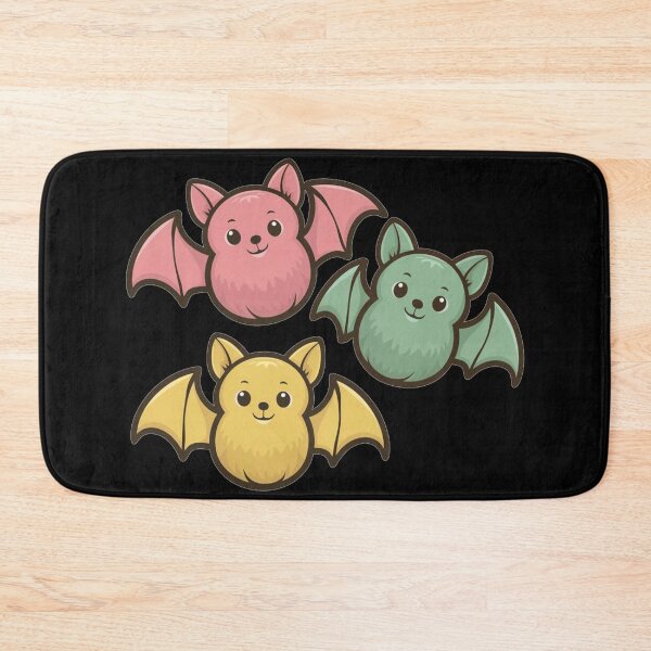 Item preview, Sweet Colorful Three Fluffy Kawaii Dog Bat Vampire Pattern  designed and sold by Cr320.