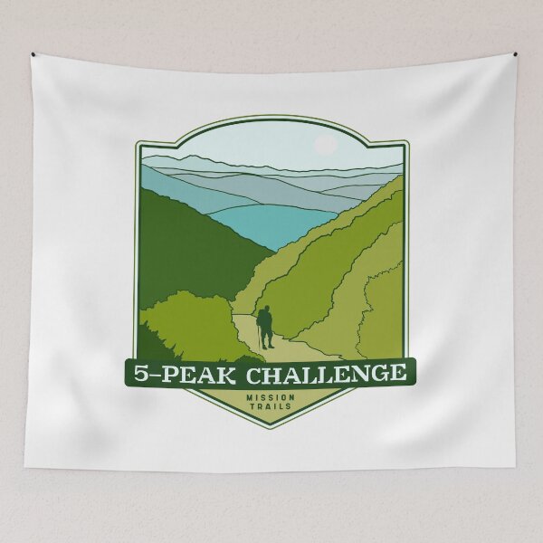 Item preview, 5-Peak Challenge - Mission Trails designed and sold by Moritz Schwäble.