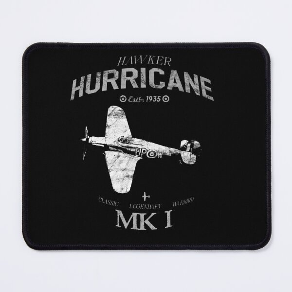 Item preview, Hurricane Mk 1 RAF WWII Fighter Airplane Classic Vintage Design designed and sold by RealPilotDesign.