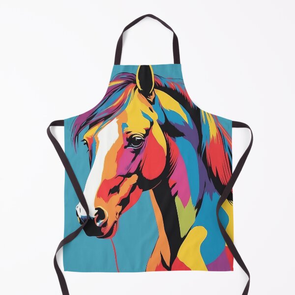 Item preview, Horse, design in pop art style designed and sold by CreativeSparkzz.