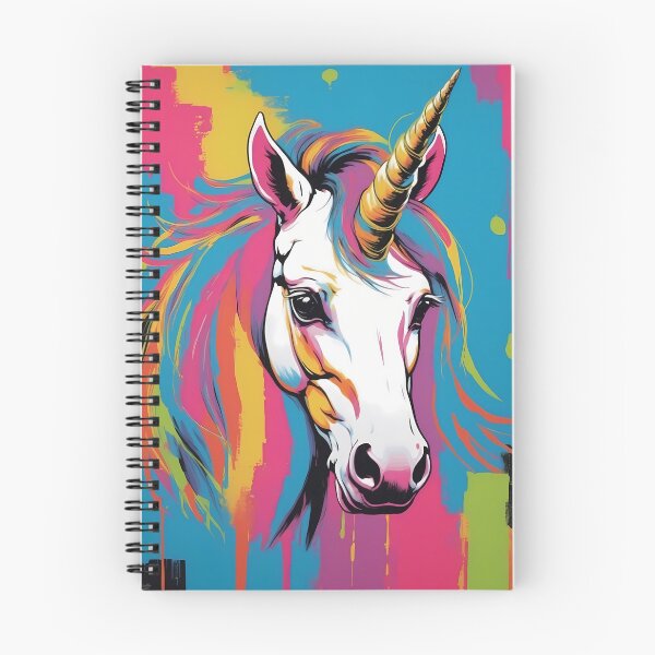 Item preview, Unicorn, design in pop art style designed and sold by CreativeSparkzz.
