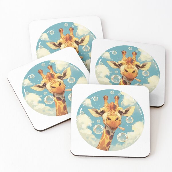 Item preview, Giraffe // Cute Giraffe art // kids // children // Bubbles designed and sold by SMARTKIT  DESIGNAGENCY.