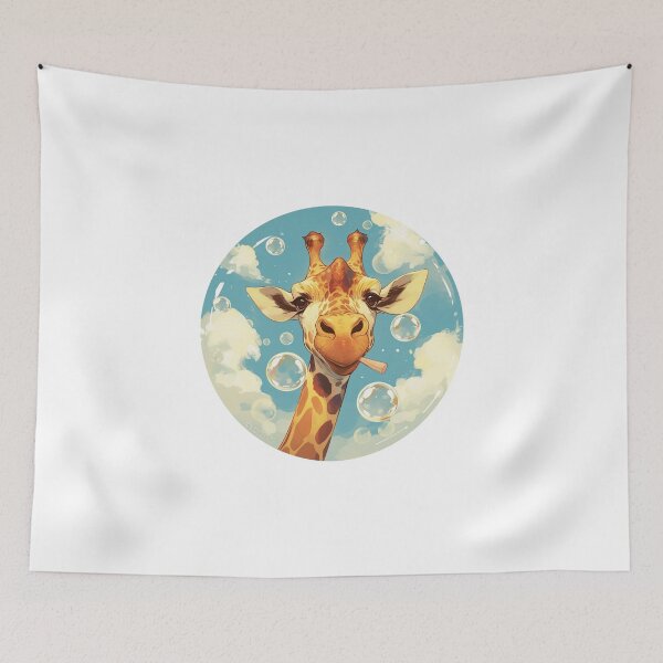 Item preview, Giraffe // Cute Giraffe art // kids // children // Bubbles designed and sold by SMARTKIT  DESIGNAGENCY.