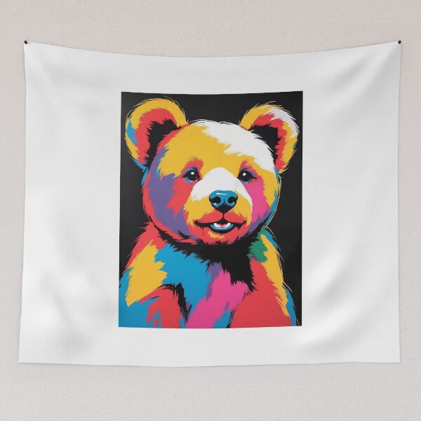 Item preview, Teddy, design in pop art style designed and sold by CreativeSparkzz.