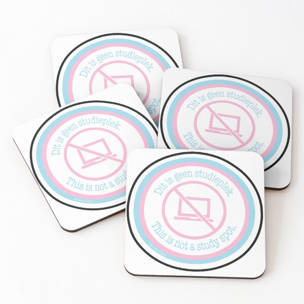 Item preview, Trans This is not a study spot/ Dit is geen studieplek Pride! designed and sold by Heya Taya.