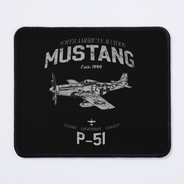 Item preview, P-51 Mustang WWII Army Air Corps Fighter Airplane Classic Vintage Design designed and sold by RealPilotDesign.