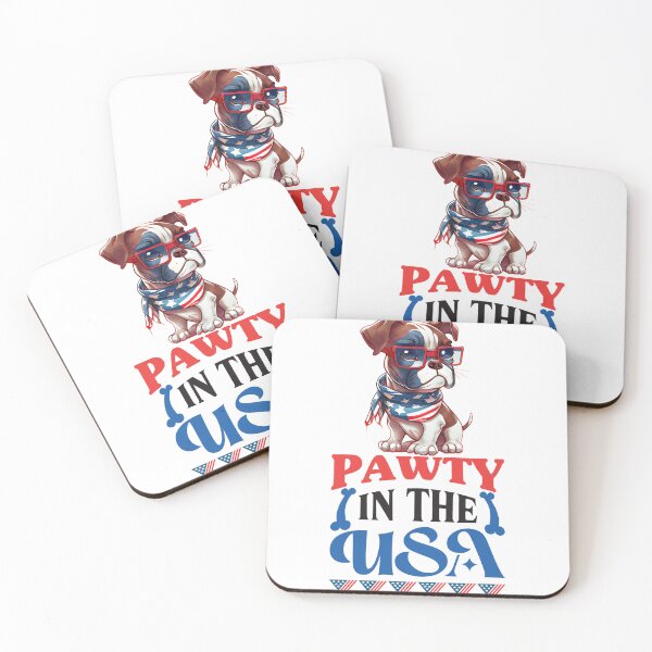 Item preview, Patriotic Boxer Pawty In The USA designed and sold by Bigfoot T-Shirt Co..