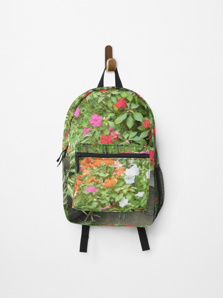 Thumbnail 1 of 3, Backpack, Spring Flowers designed and sold by DesignsbyAunt.