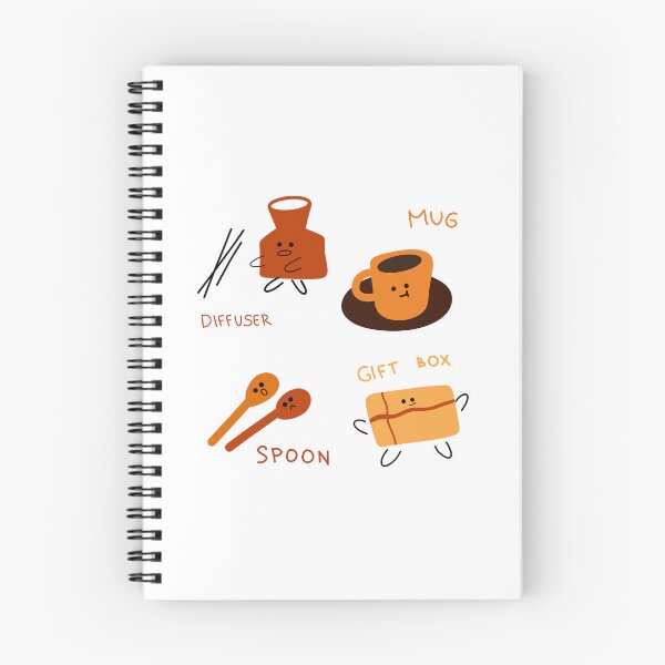 Item preview, Mug, Diffuser, Spoon and Gift Box Set Illustration (Simple and Minimalist Design) designed and sold by RM-Journey.