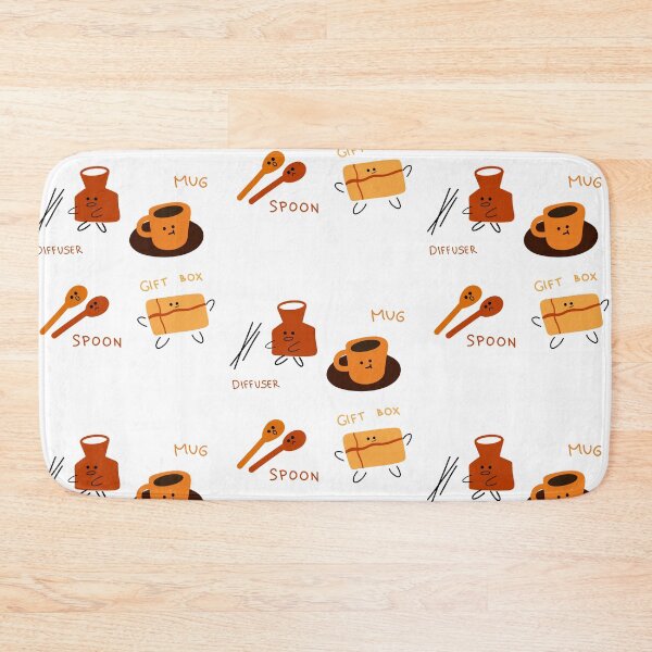 Item preview, Mug, Diffuser, Spoon and Gift Box Set Illustration (Simple and Minimalist Design) designed and sold by RM-Journey.