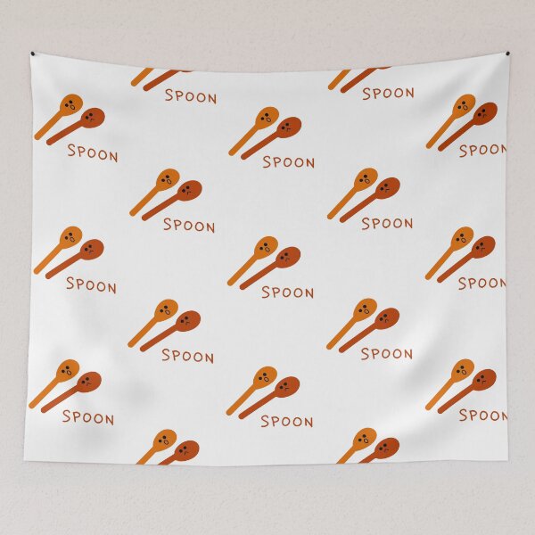 Item preview, Spoon Illustration (Simple and Minimalist Design) designed and sold by RM-Journey.