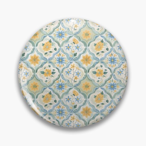 Item preview, Sicilian Tile Floral Pattern Design designed and sold by VoyteksDesigns.