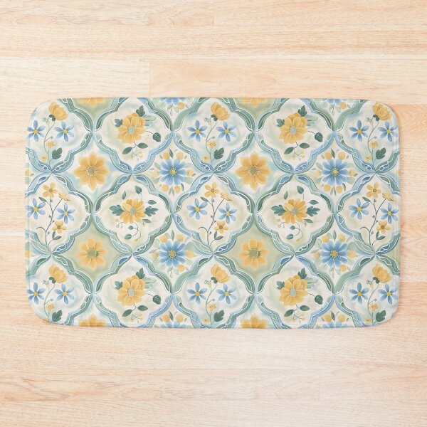 Item preview, Sicilian Tile Floral Pattern Design designed and sold by VoyteksDesigns.