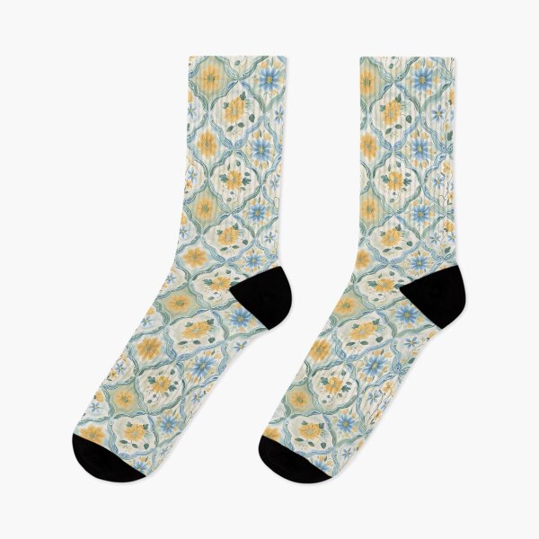 Item preview, Sicilian Tile Floral Pattern Design designed and sold by VoyteksDesigns.
