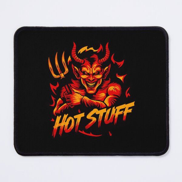 Item preview, Fiery Devil with Pitchfork - Mischievous and Scary 'Hot Stuff' Art designed and sold by BNCH44.