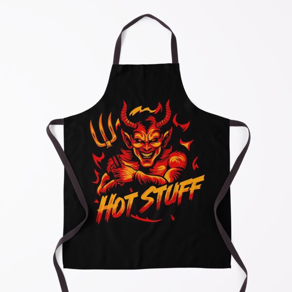 Item preview, Fiery Devil with Pitchfork - Mischievous and Scary 'Hot Stuff' Art designed and sold by BNCH44.