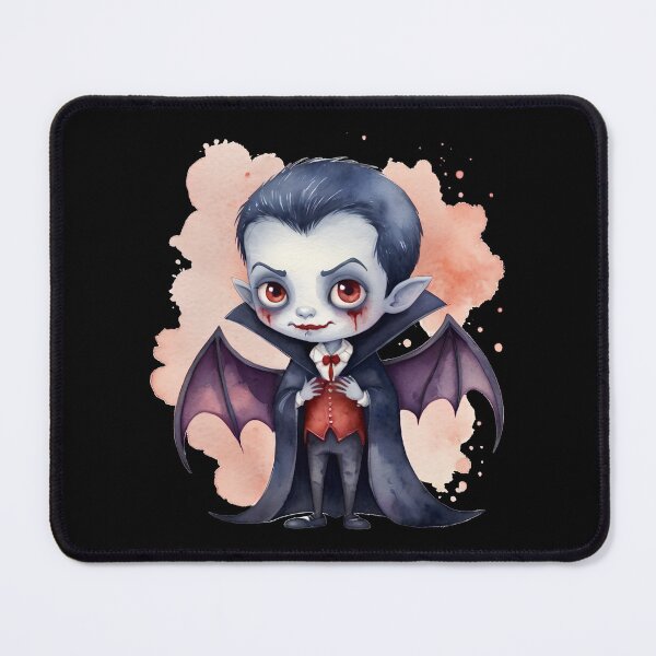 Item preview, Little Horrors - Cute Vampire Boy (Black Variant) designed and sold by Creep-Vault.