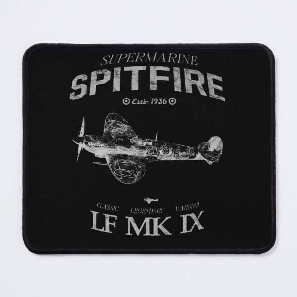 Item preview, Supermarine Spitfire WWII Fighter Airplane Classic Vintage Design designed and sold by RealPilotDesign.