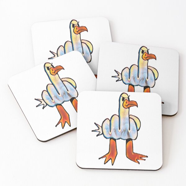 Item preview, Funny  Rude Seagull Design  designed and sold by Coollzone.