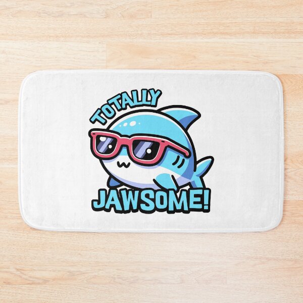 Item preview, Totally Jawsome! Kawaii Cute Shark Pun designed and sold by PMCreative.