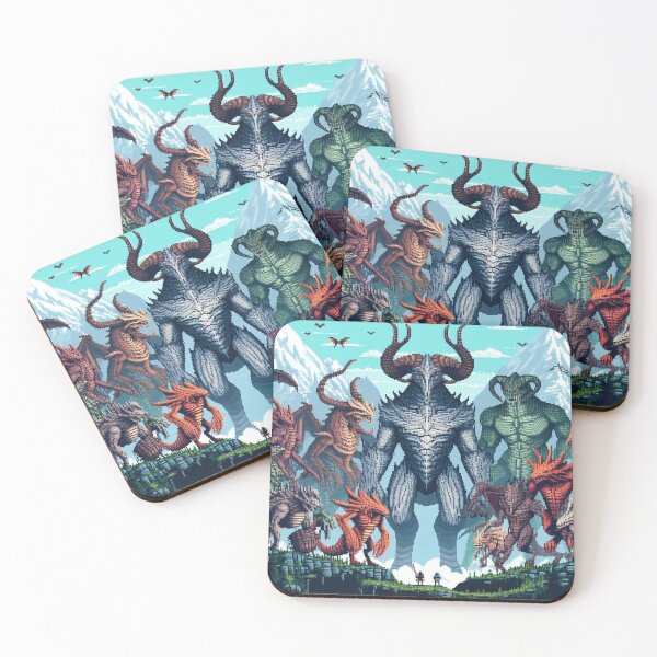 Item preview, Skyrim Titans Pixel Art designed and sold by Jake-Carter0.