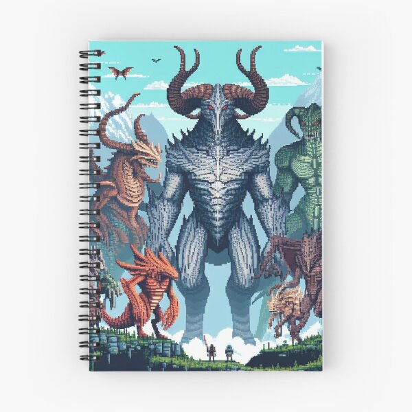 Item preview, Skyrim Titans Pixel Art designed and sold by Jake-Carter0.