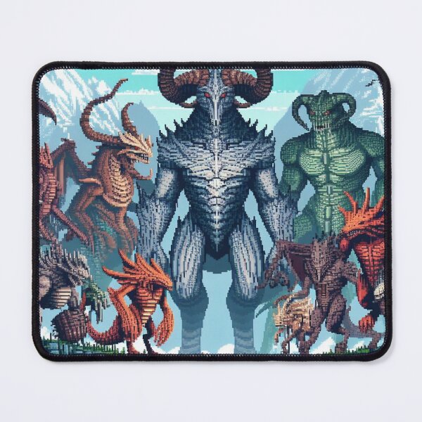 Item preview, Skyrim Titans Pixel Art designed and sold by Jake-Carter0.
