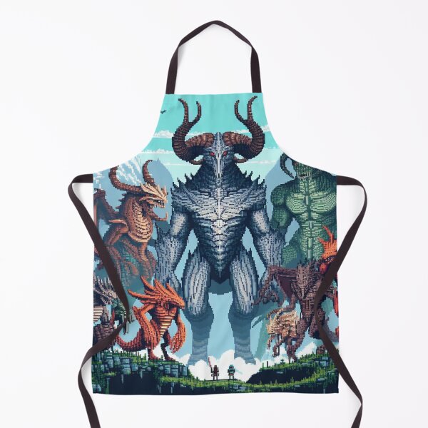 Item preview, Skyrim Titans Pixel Art designed and sold by Jake-Carter0.