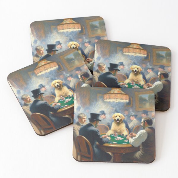 Artikelvorschau, Hund spielt Poker entworfen und verkauft von PetPaletteCards.