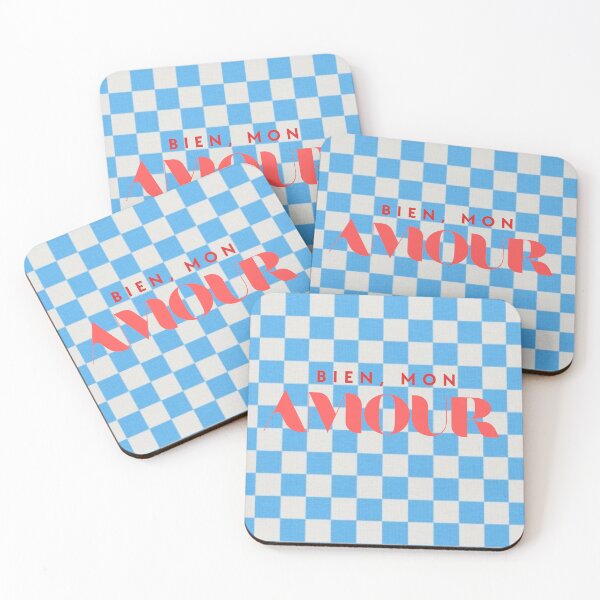 Item preview, Checker Board - Bien, Mon Amour  (OK, my sweetie)  designed and sold by GlobalCurator.