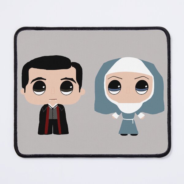 Item preview, Cute Dracula and Sister Agatha Van Helsing (Claes Bang and Dolly Wells) designed and sold by Dracula Fan Art.