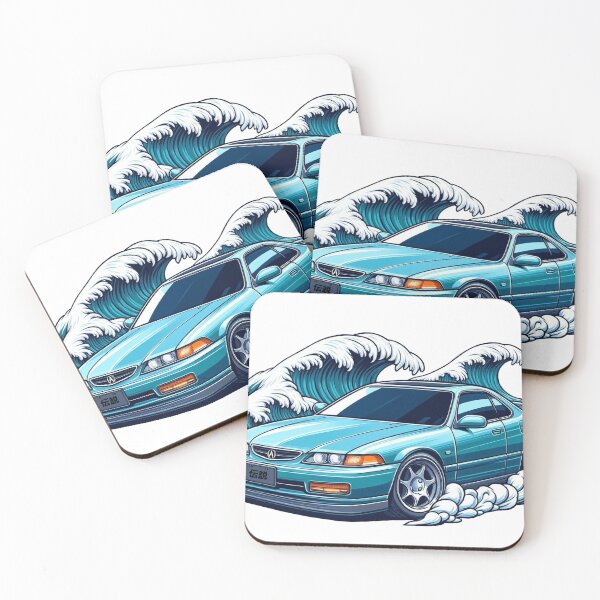 Item preview, Acura Legend Coupe Wave Design designed and sold by Slammed Sketches.