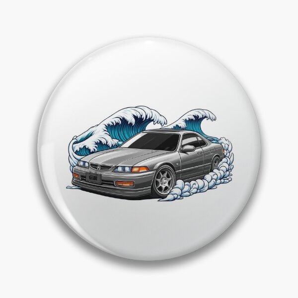 Item preview, Acura Legend Coupe Wave Design designed and sold by Slammed Sketches.