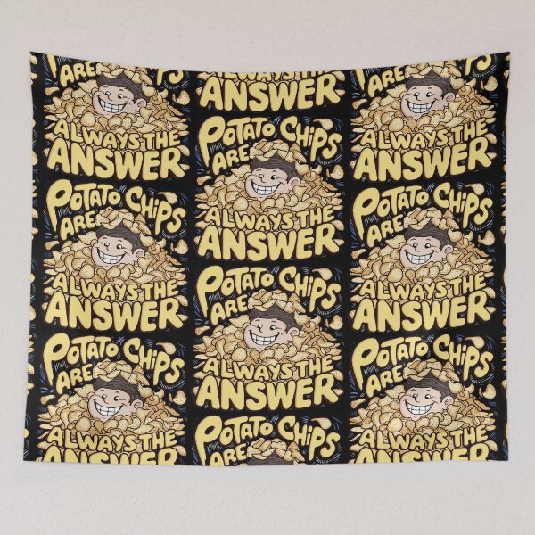 Item preview, Potato Chips Are Always the Answer designed and sold by DreamVibeShirt.