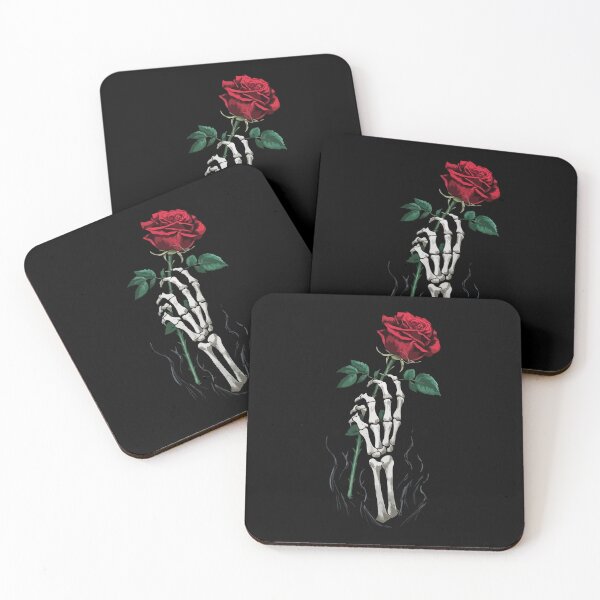 Item preview, Skeletal Hand Holding A Rose designed and sold by LeftImpressed.