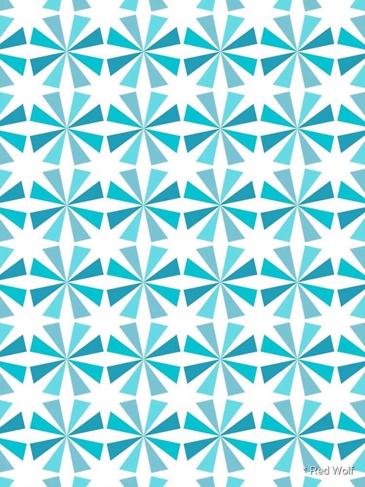 Thumbnail 5 of 5, iPhone Case, Geometric Pattern: Star: Blue designed and sold by redwolfoz.