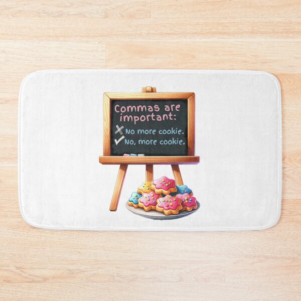 Item preview, Cookie Commas Are Important designed and sold by chrisgalindo.