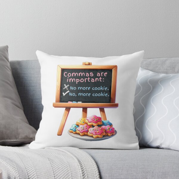 Item preview, Cookie Commas Are Important designed and sold by chrisgalindo.