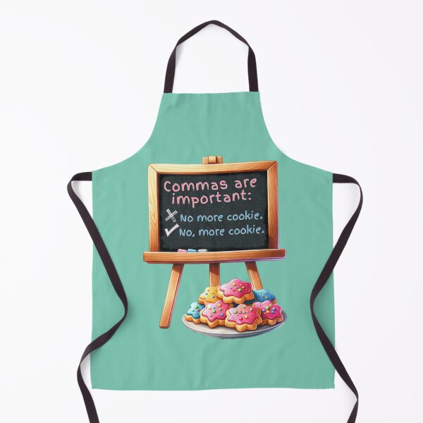 Item preview, Cookie Commas Are Important designed and sold by chrisgalindo.
