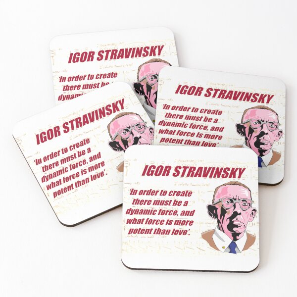 Item preview, Stravinsky Music Quote designed and sold by TheatreOfMusic.
