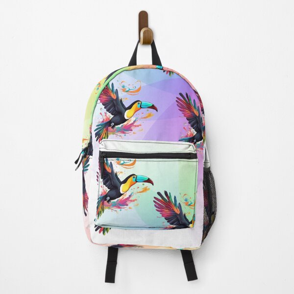 Item preview, colorful flying toucan designed and sold by Yeyishop.