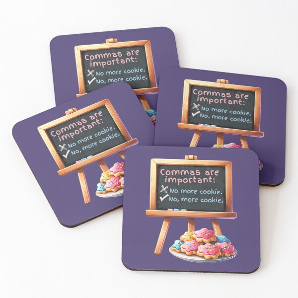 Item preview, Cookie Commas Are Important designed and sold by chrisgalindo.