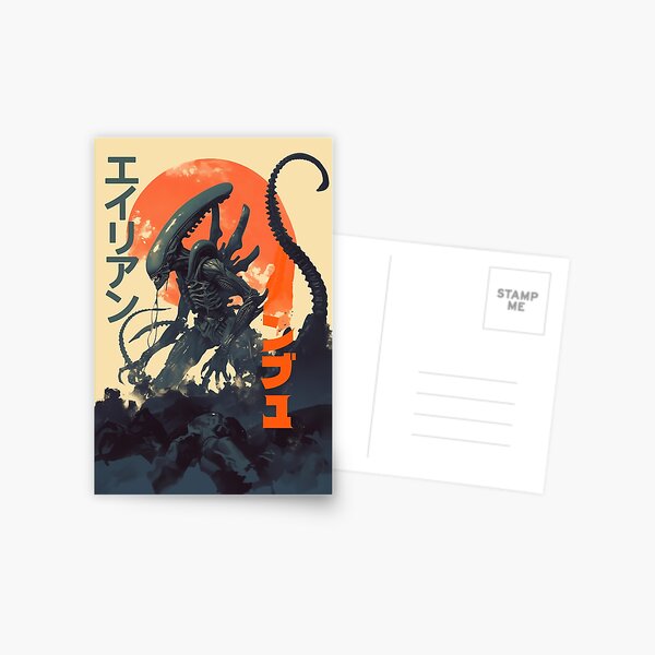 Item preview, Xenomorph Poster design designed and sold by blackdogshop.