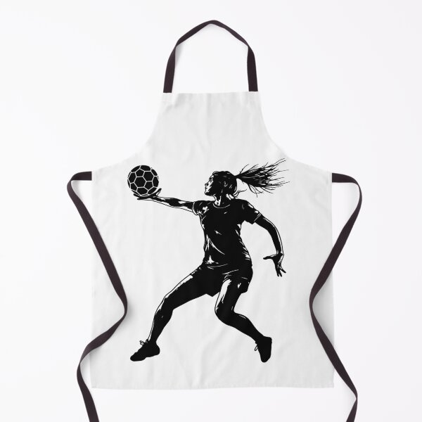 Item preview, Handball Player Girl Hits The Ball designed and sold by Rosaliartbook.