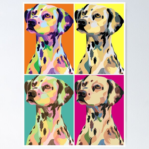 Item preview, 'Andy Warhol' Style Dalmation Dog designed and sold by colorpooch.