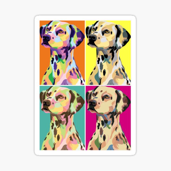 Item preview, 'Andy Warhol' Style Dalmation Dog designed and sold by colorpooch.