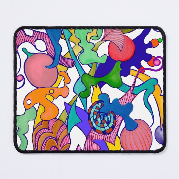 Item preview, Playful abstraction in technicolor designed and sold by ricoflinn.